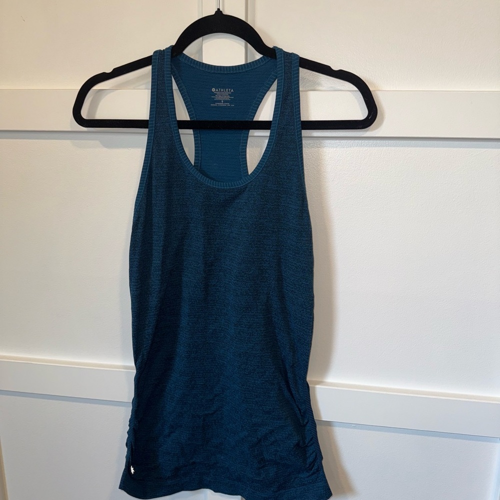 Athleta Teal Racerback Tank Top